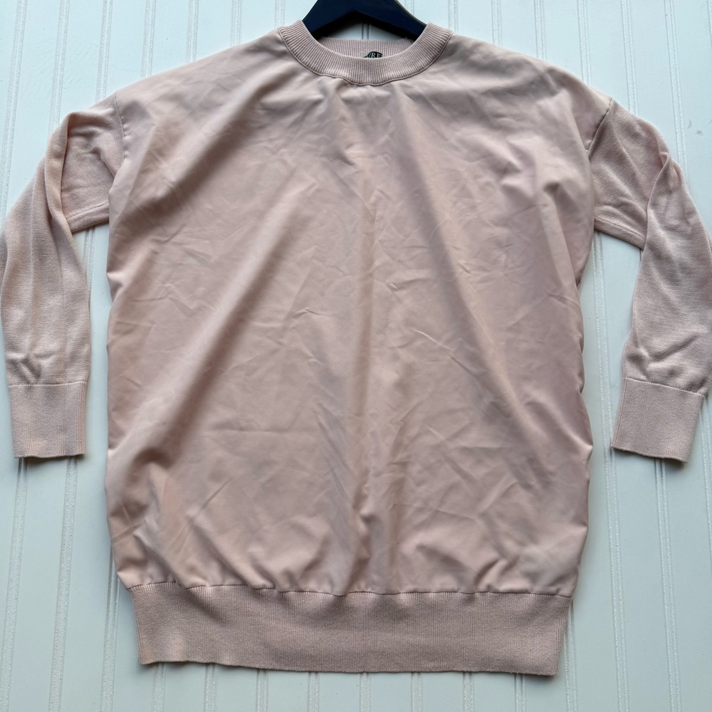 Ralph Lauren Women's Soft Pink Crewneck Sweater